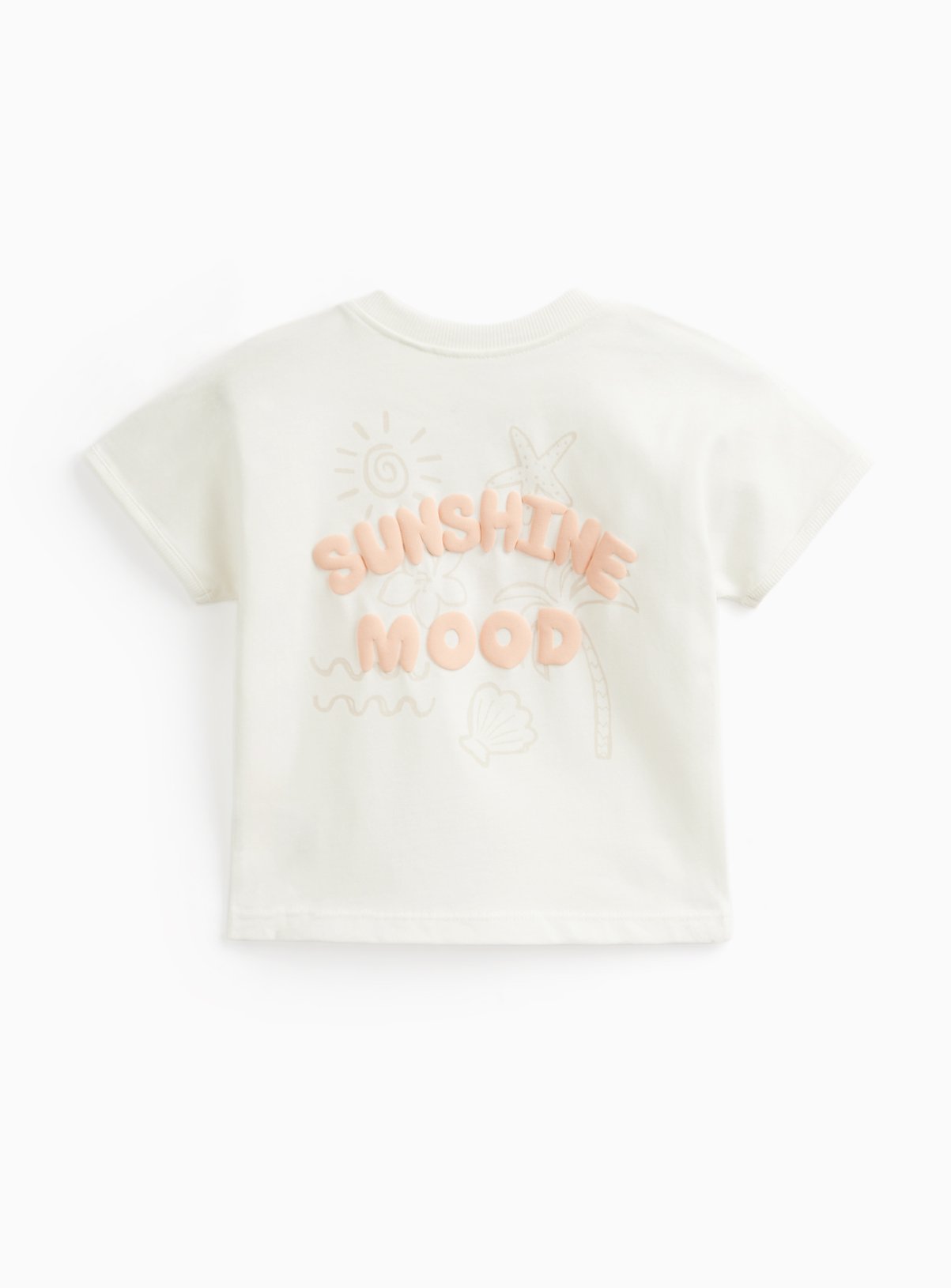 Sun Print T-Shirts 5 Pack Up to 3 mths - Image 2 thumbnail